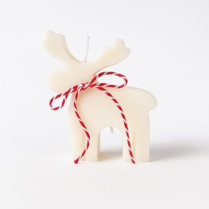 Lumânare de Crăciun în formă de ren