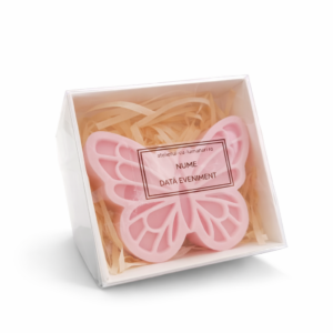 Lumânare Mărturie Botez Fata– Fluturas din Ceară de Soia