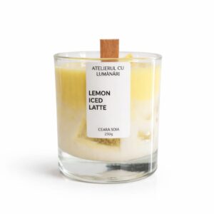 Lumânare parfumată „Lemon Iced Latte''